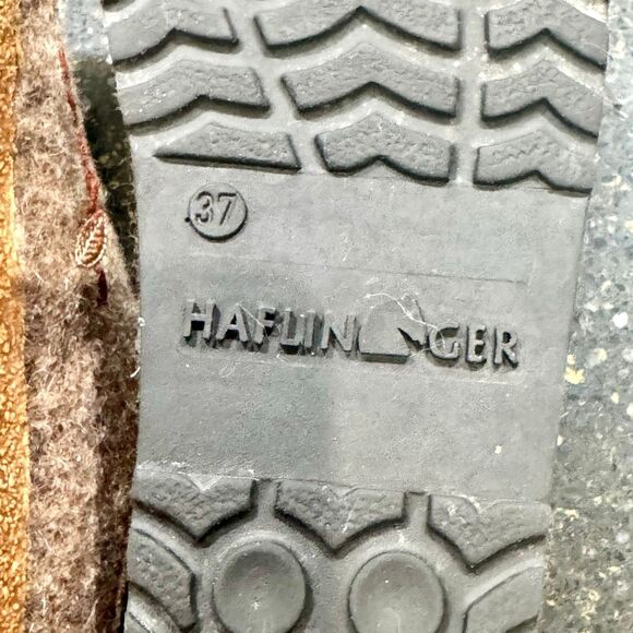 Haflinger Wool Embroidered Clogs. Brown. Size 37/US7 - Picture 9 of 9